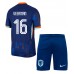 Maillot de foot Pays-Bas Joey Veerman #16 Extérieur vêtements enfant Europe 2024 Manches Courtes (+ pantalon court)